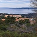Blick über Les Issambres auf die Halbinsel von St-Tropez