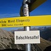Wie unschwer am Schild zu erkennen, befinde ich mich noch auf dem Balschtesattel. Es sind noch fast 1200Höhenmeter mir unbekannter Abstieg zu bewältigen...