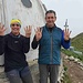 Foto dei «Girovagando» Roberto e Giorgio. Per loro oggi è un Quattro Mani, perché sul Monte Due Mani c’erano stati anche una settimana fa salendo da Ballabio: 2 + 2 = 4, è matematica… (foto Giorgio)