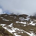 Das heutige Gipfelziel befindet sich 200 m hinter dem höchsten Punkt auf dem Grat den man hier sehen kann.