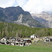 Il nucleo principale dell'Alpe Lago di Chiesa.