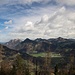 Blick zu den Chiemgauer Alpen