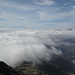 Wunderbar: über dem Nebelmeer das Matterhorn