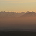 Finally the BE/VS Alps on the horizon – who knows them all? (See next picture for some names)