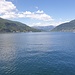 Lago di Lugano mit Sicht gegen Arbostora