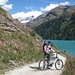Beginn der "Radtour" um den See