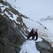 ansprechende Kletterei mit Tiefblick hinab zum Tiefmattengletscher