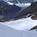 Steilstufe auf dem Gletscher Grand Mullaires