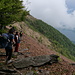 Sulla dorsale per la cima