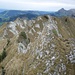 Col de Pierra Perchia depuis l'arête menant au sommet