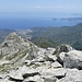 Blick vom Gipfel auf den Monto Corto und Marciana Marina