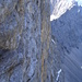 Blick in die völlig senkrechte Praxmarerkarspitz-Nordwand(VI); hier ist schon Hermann Buhl durchgestiegen!! Unglaublich!