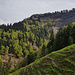 beim Aufstieg zum Chli Fläschen - Blick auf die Steilwand