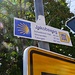 Jakobswegweiser der Route Rothenburg - Rottenburg, unser Plan ist dann aber auf die Route Richtung Speyer abzuzweigen