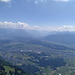.. und ins fast nicht sichtbare Montafon.