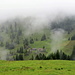 Alpe Ahoreli unterhalb der Nebeldecke