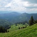 Tiefblick zur Haaralm