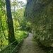 Einstieg in die Taubenlochschlucht