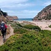 In arrivo alla spiaggia di Cala Domestica che in estate credo sia molto più popolata di oggi…
