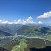 Gipfelausblick zum Lac de l'Hongrin