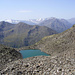 kleines Panorama auf Ramolkamm und Gurgler mit dem kleinen, oberen See