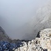 Abstieg – wieder in den Nebel<br />