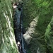 Kaňon a vodopád Kolné, Wasserfall am Schluchtausgang