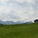 Rückblick zur Pfrontner Alpe
