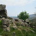 An der Hohen Wand Klippe, einem schönen Aussichtspunkt mit kleineren Felsen.