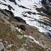 Abstieg von der Geierrast im extrem steilen Gelände
