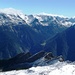Aussicht vom Piz di Mezz ins Val Mesocco - in der Bildmitte das Val de la Forcola