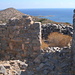 Ruinen der bäuerlichen Siedlung auf dem höchsten Punkt der Insel