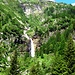 La stupenda cascata dove si attraversa il Ticinetto