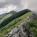 Der Monte Catrina ist leider in Wolken gehüllt