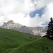 Sulzfluh Südwand, durch die der Klettersteig führt
