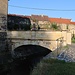 Kravaře, barocke Brücke über den Bobří potok (Bieberbach)
