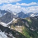 Blick in die zentralen Lechtaler Alpen, dutzende rote Pömpel könnte man hier setzen…