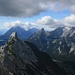 Ausblick von der Großen Ahrnspitze über den Grat zur Ahnplattenspitze