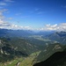 auf der Ahrnplattenspitze mit Blick nach Norden hinaus ins Alpenvorland