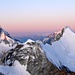 die Nordwände grüssen herüber: Matterhorn und Obergabelhorn