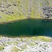 Lac anonyme au pied de la central gully 
