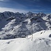 Blick vom Gipfel des Piz Alv in Richtung Bernina