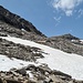 Schneefelder und Schutt auf ca. 2700m