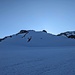 Il Sustenhorn visto dall'ultimo pianoro del ghiacciaio