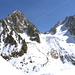 Col du Chardonnet - Übergang zum Glacier de Saleina ins Wallis