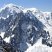 Aiguille du Midi und Mont Blanc