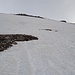 Rückblick bei Abstieg in der bis 38° steilen Ostflanke des L'Omen Roso