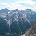 vlnr.: Große Seekarspitze mit Spitzhüttengrat, Breitgriekarspitze, Große Riedelkarspitze, Larchetkarspitze, Pleisenspitze.