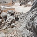 Abstieg – leichte Kletterei im Geröll
