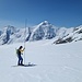 Schneemessen am Aletschgletscher  (Foto: R.M.)